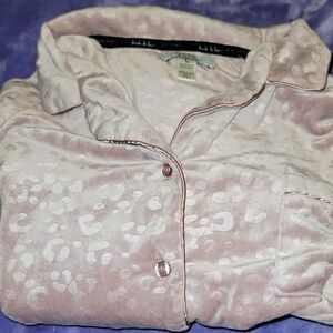 Nicole Millwr Pink Leopard Print Pajamas